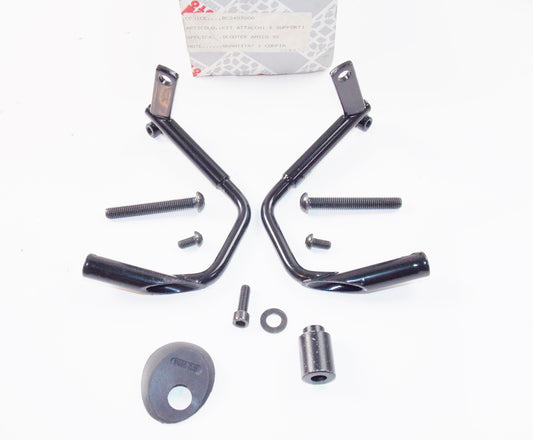 NOS OEM APRILIA SCOOTER AMICO 1992 SR WINDSHIELD BRACKET SUPPORT KIT BC24077000 - MotoRaider