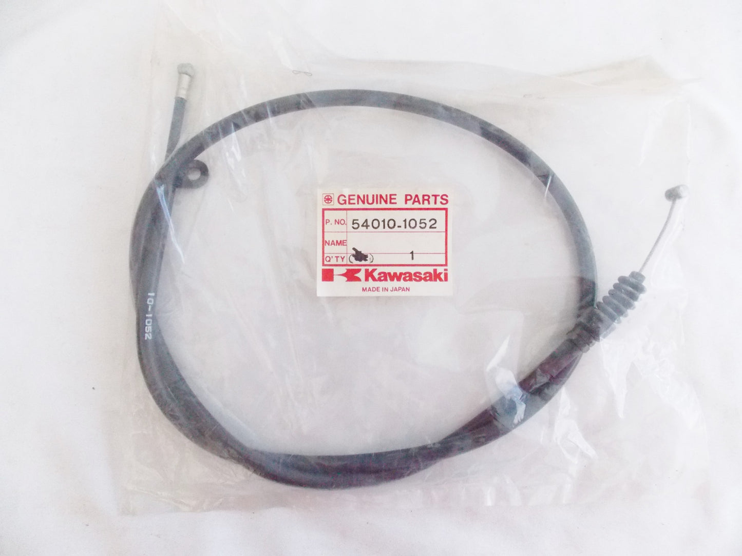 NOS OEM KAWASAKI 1986-1988 KLF300 REVERSE CABLE 54010-1052 - MotoRaider