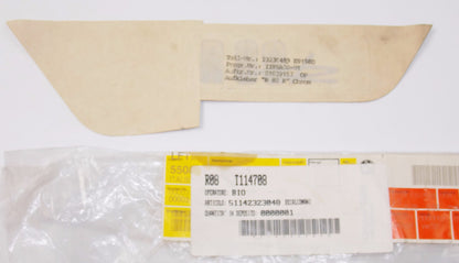 NOS OEM BMW 84-90 R 80 R (ECE) STICKER "R 80 R" CHROM 51142323048 - MotoRaider