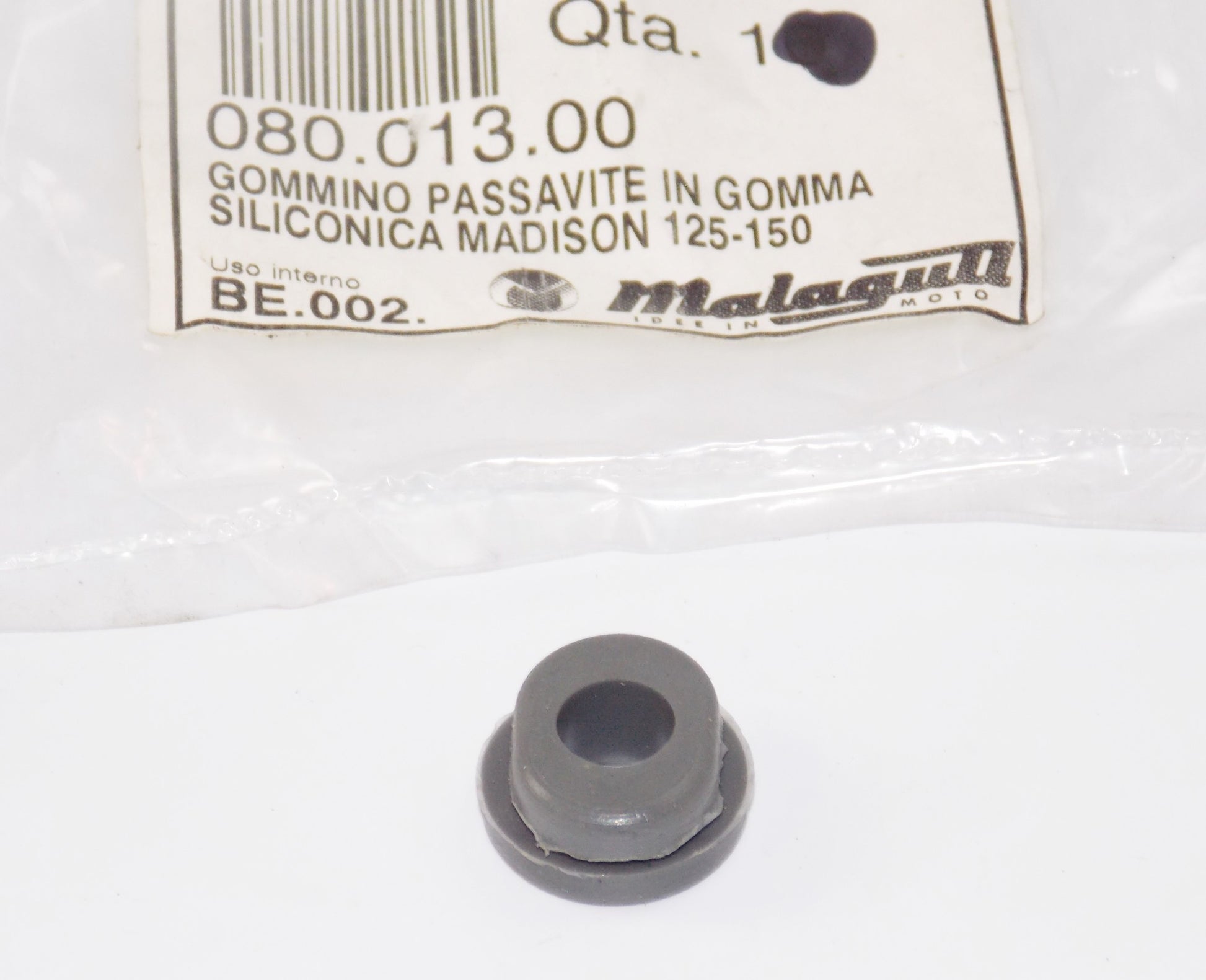 NOS OEM MALAGUTI SCOOTER MADISON 125-150 RUBBER SILICONE 080.013.00 - MotoRaider