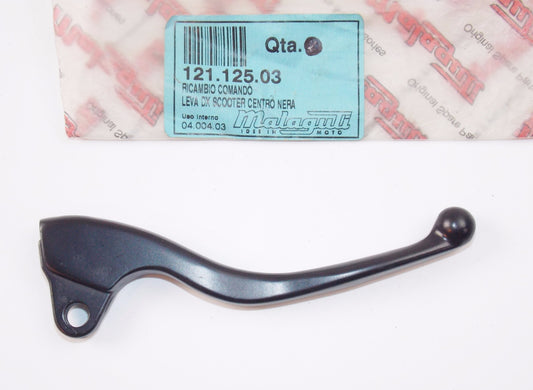 NOS OEM MALAGUTI SCOOTER CENTRO BLACK RH BRAKE LEVER 121.125.03 - MotoRaider