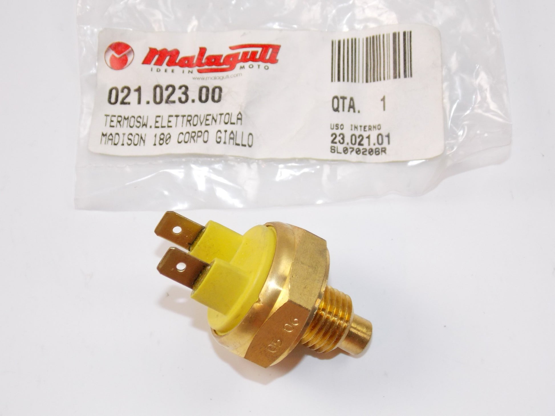 NOS OEM MALAGUTI MADISON 180 THERMO-SWITCH ELECTRIC 021.023.00 - MotoRaider