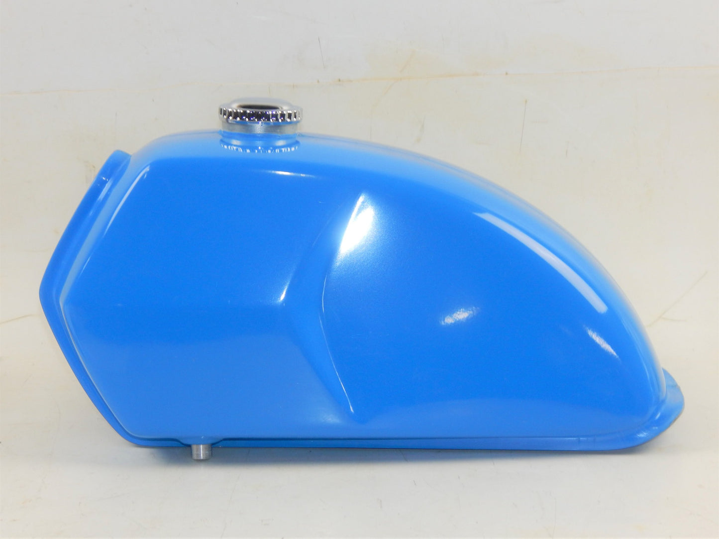 1971-1975 KTM PENTON GS 125 175 FIBERGLASS BLUE GAS TANK PETROL RESERVOIR + CAP - MotoRaider