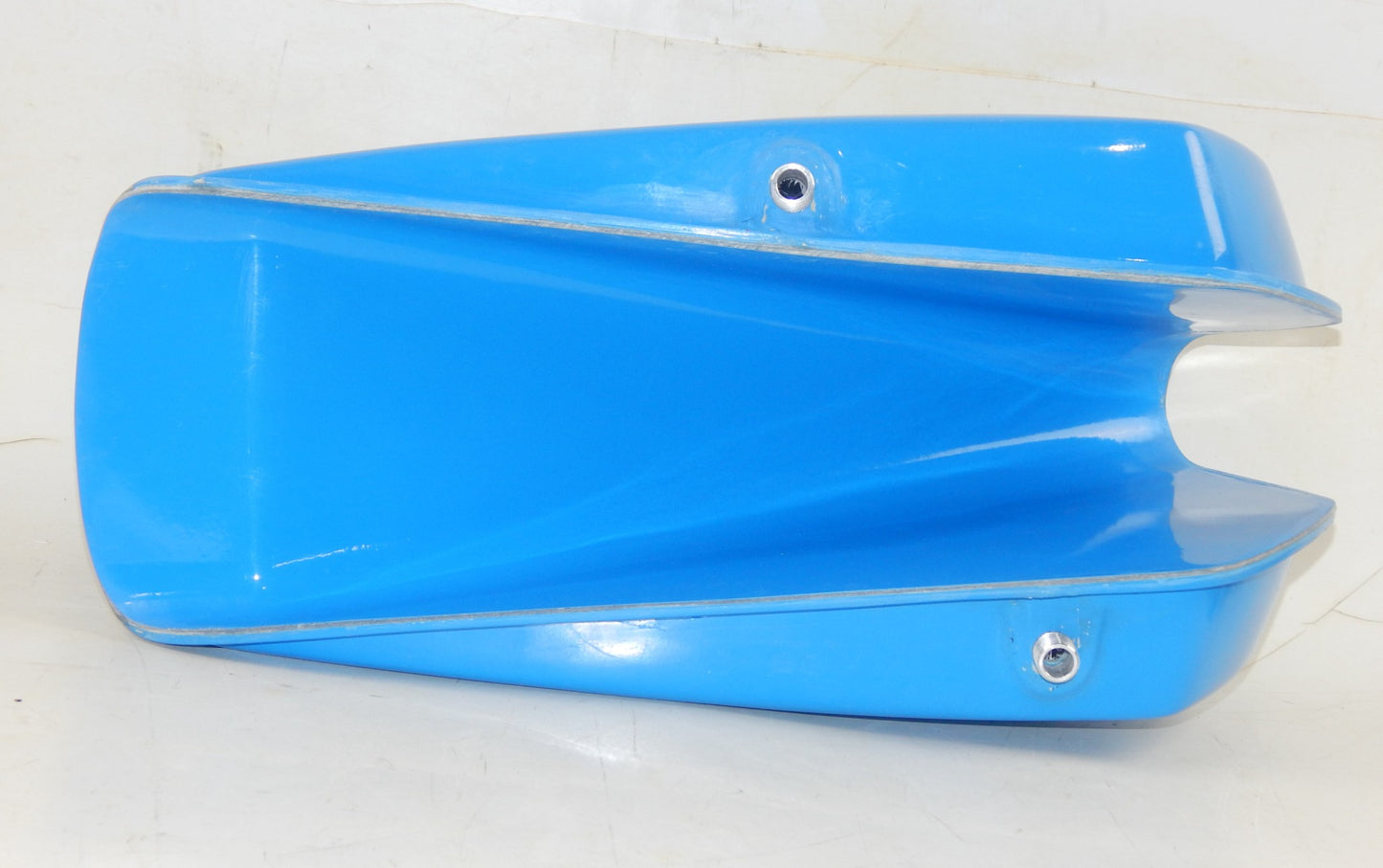 1971-1975 KTM PENTON GS 125 175 FIBERGLASS BLUE GAS TANK PETROL RESERVOIR + CAP - MotoRaider