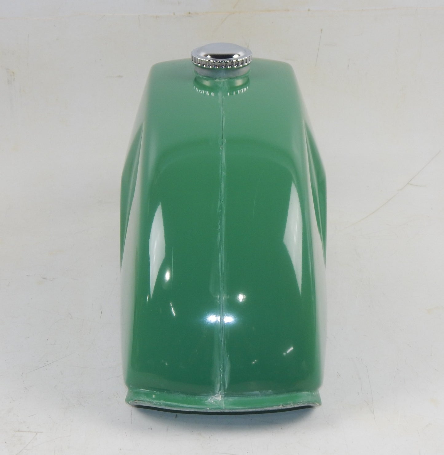 1971-1973 KTM PENTON GS 125 FIBERGLASS GREEN GAS TANK PETROL RESERVOIR + CAP - MotoRaider