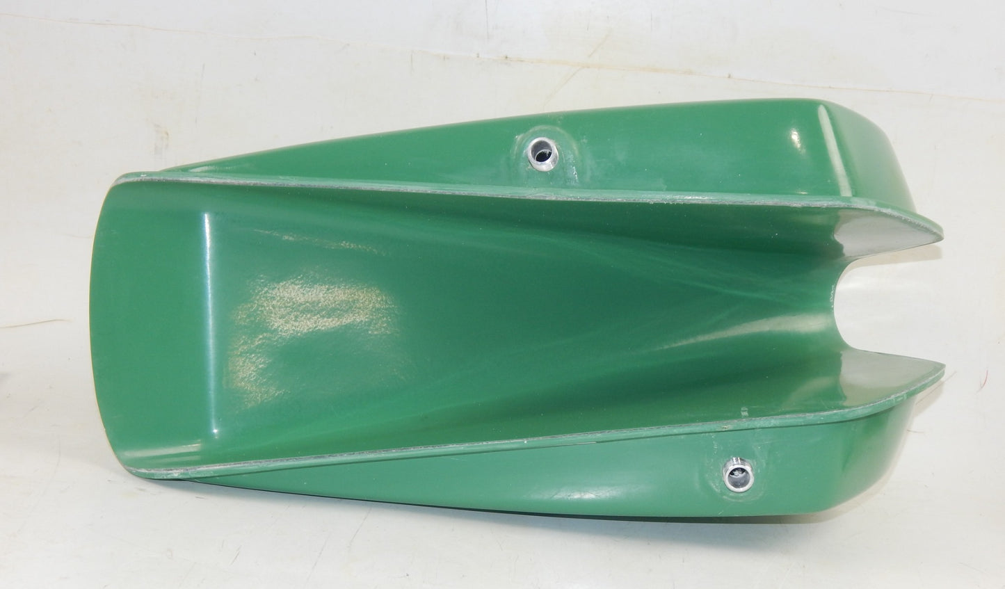 1971-1973 KTM PENTON GS 125 FIBERGLASS GREEN GAS TANK PETROL RESERVOIR + CAP - MotoRaider